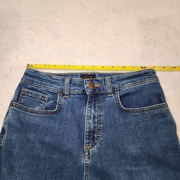 Lee Jeans Womens 6M Blue Heritage Regular Fit Skinny High Rise Stretch - Picture 9 of 16